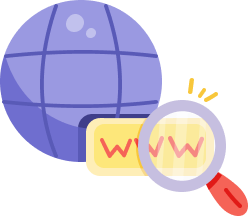 Website domain infographic